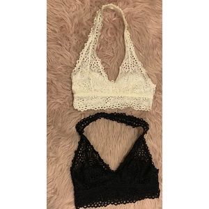 2 Aerie Halter Bralets